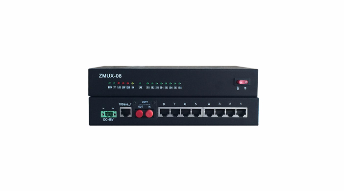 桌面型電話光端機_小型化電話光端機_ZMUX-08S 桌面型電話光端機_小型化電話光端機_ZMUX-08S